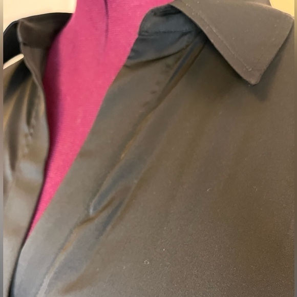 H&M V-Neck Black Satin Sexy Blouse (NWT) - Picture 6 of 12